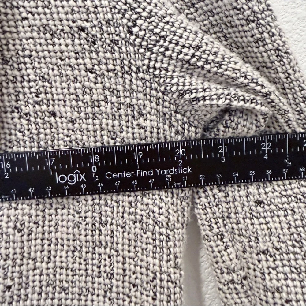 ASTR Tweed Knit Blazer Cardigan M | Scandi Minimalist Quiet Luxury Bouclé Jacket - Picture 7 of 9